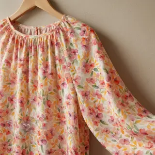 Viscose RAYON POPLIN Love design E