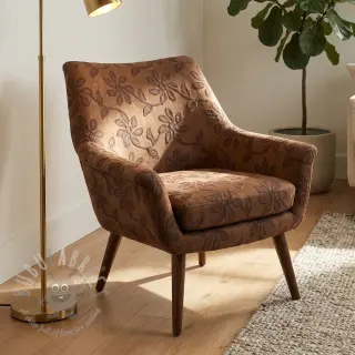 Suèdestof stretch Amalia brown