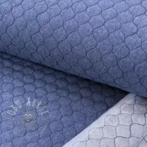 Gewatteerde stof JEANS dark blue