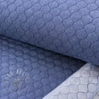 Gewatteerde stof JEANS dark blue