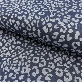 JEANS DENIM Leopard dark blue
