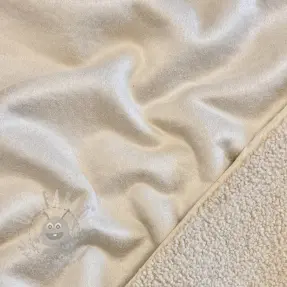 Mantelstof TEDDY LAMMY beige