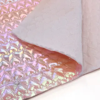 Gewatteerde stof Fancy hearts pink