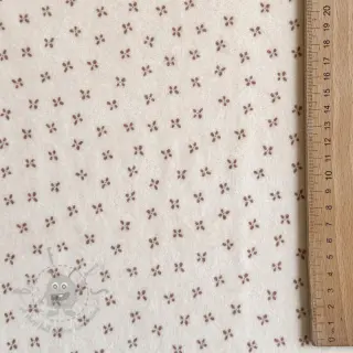 Babypluche Small flowers light salmon