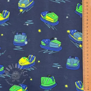 Tricot NEON Bumper cars midnight blue