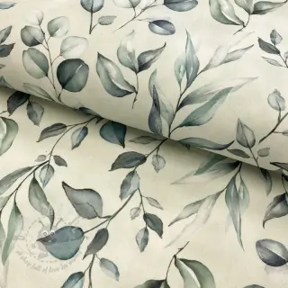 Decoratiestof met teflonbehandeling HANDPAINT PLANT LOVER