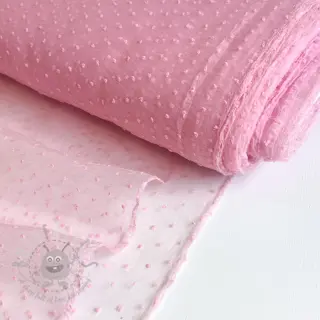 Tule voor TUTU-rok DOTS pink