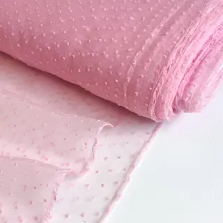 Tyl na TUTU DOTS pink