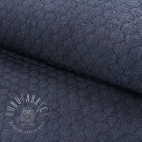 Gewatteerde stof JEANS marine