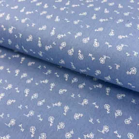 JEANS STRETCH Small retro flowers jeans