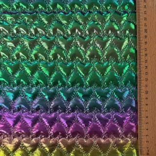 Prešívaná látka Fancy hearts multi