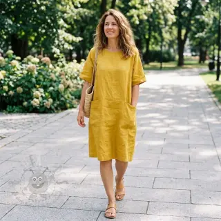 Linnen SORONA ochre