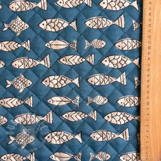 Katoenen stof QUILT DOUBLE SIDED Square design B