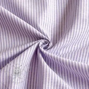 Linnen met katoen Stripe purple