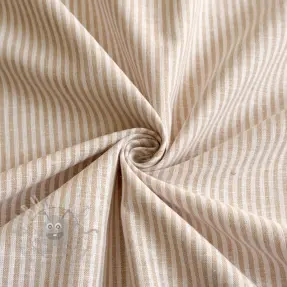 Linnen met katoen Stripe naturals