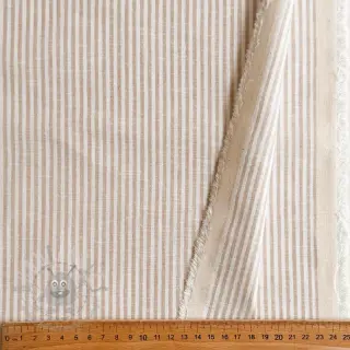 Linnen met katoen Stripe naturals