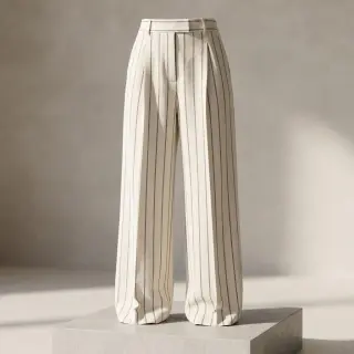 Ľan s viskózou Pin black