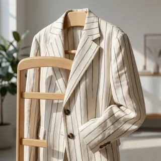 Ľan s viskózou Pin black