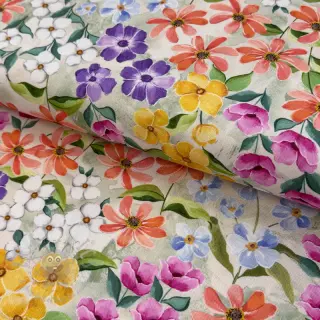 Decoratiestof Floralia multi digital print