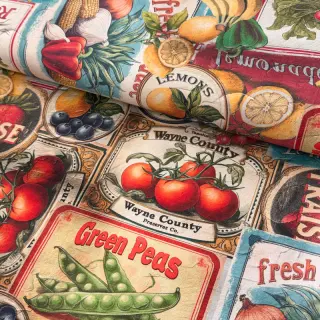 Dekoračná látka Vegetables digital print