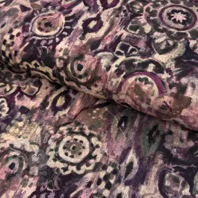 Decoratiestof Abstract burgundy digital print