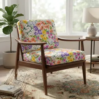 Decoratiestof Floralia multi digital print