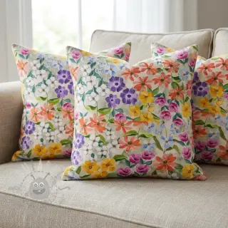 Decoratiestof Floralia multi digital print