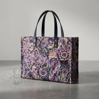 Decoratiestof Abstract purple digital print