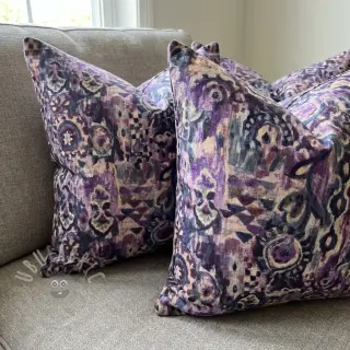 Decoratiestof Abstract purple digital print