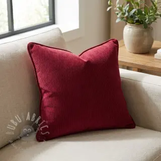 Babyrib cord dark red