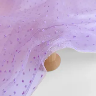 Tyl na TUTU DOTS lilac
