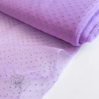 Tule voor TUTU-rok DOTS lilac