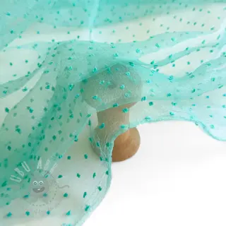 Tule voor TUTU-rok DOTS mint