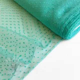 Tule voor TUTU-rok DOTS mint