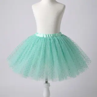 Tyl na TUTU DOTS mint