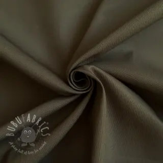 Bavlnená látka TWILL Mango olive green