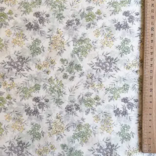 Lyocell s ľanom a hodvábom Retro Flowers design D