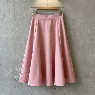Katoenen stof TWILL Mango olive pink
