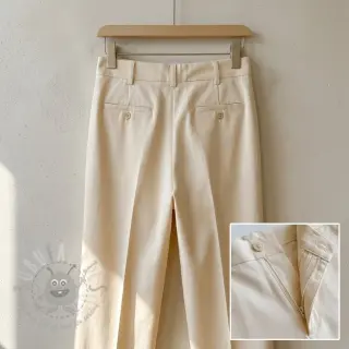 Katoenen stof TWILL Mango ecru