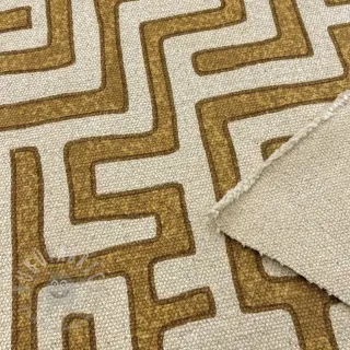 Decoratiestof RAFFIA ocre