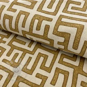 Decoratiestof RAFFIA ocre