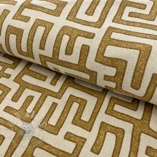 Decoratiestof RAFFIA ocre