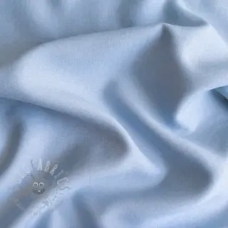 Viscose met linnen BUBBLY light old blue
