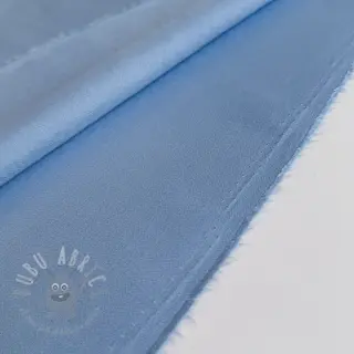 Viscose met linnen BUBBLY old blue