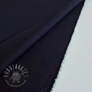 Viscose met linnen BUBBLY marine