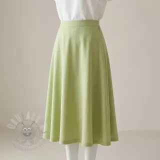 Viscose met linnen BUBBLY lime cream