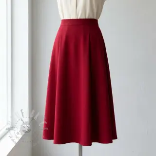 Viscose met linnen BUBBLY marlboro red