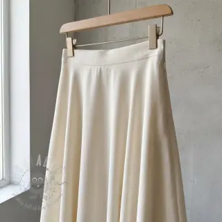 Viscose met linnen BUBBLY off white