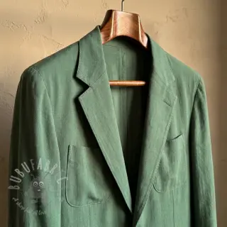 Viscose met linnen BUBBLY dak mint