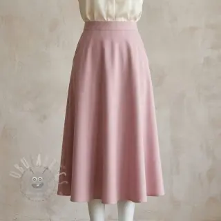 Viscose met linnen BUBBLY lilac